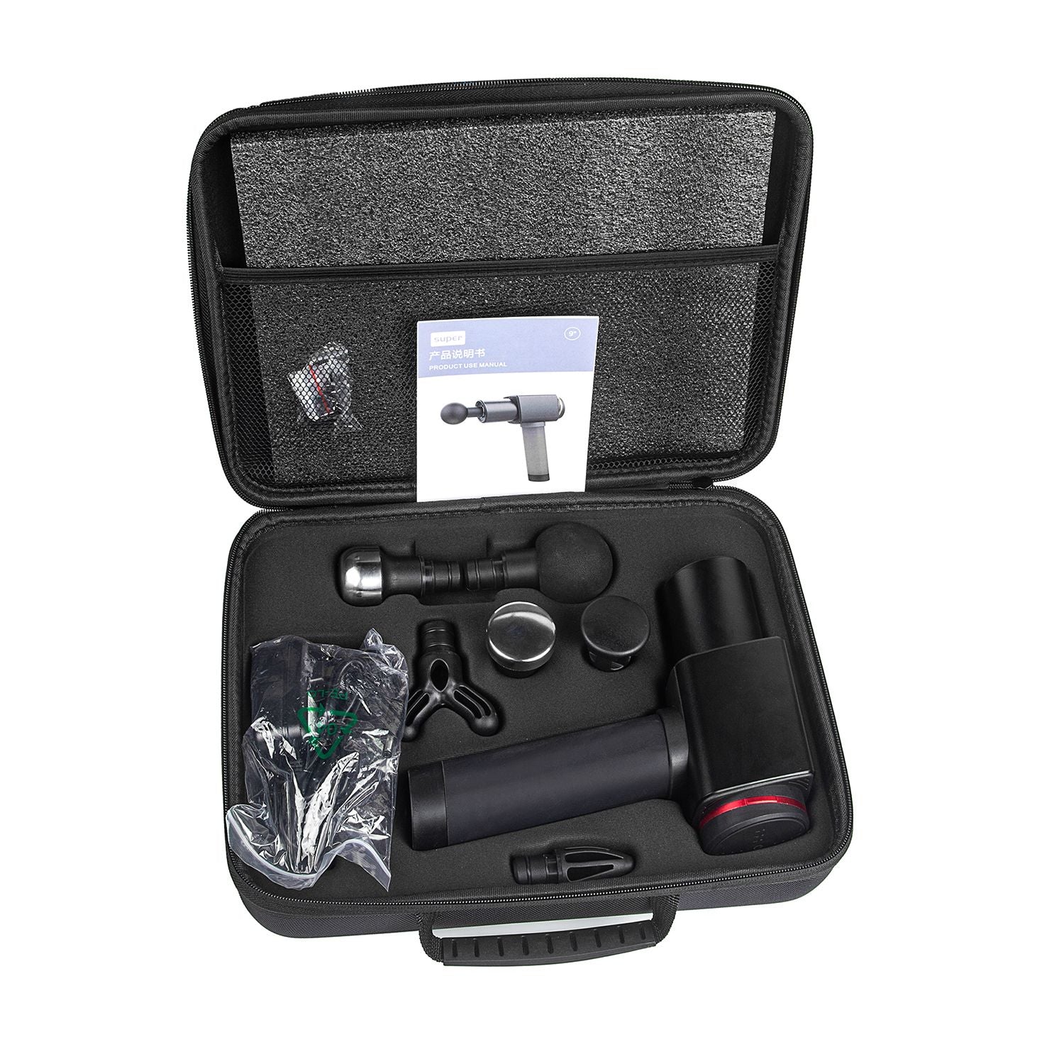 Pistolet de massage silencieux – 6 vitesses & grande autonomie