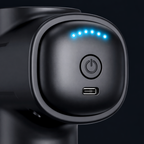 Mini pistolet de massage – 6 vitesses, 8 embouts, rechargeable