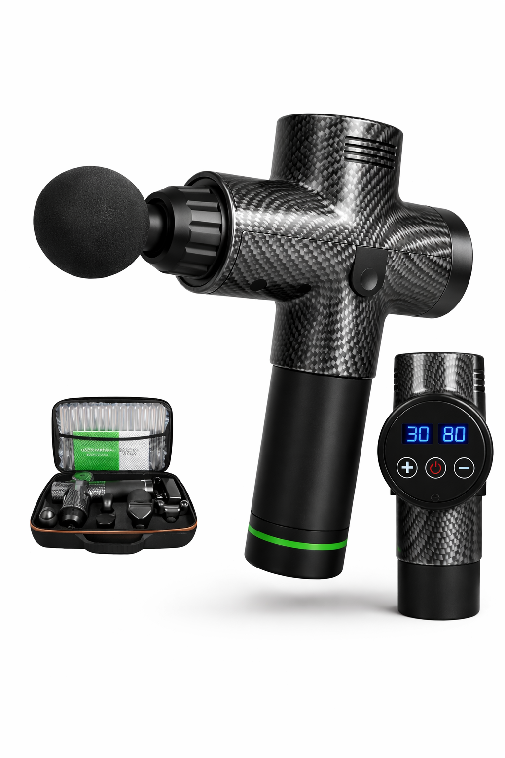 Pistolet de massage – 30 vitesses & grande autonomie