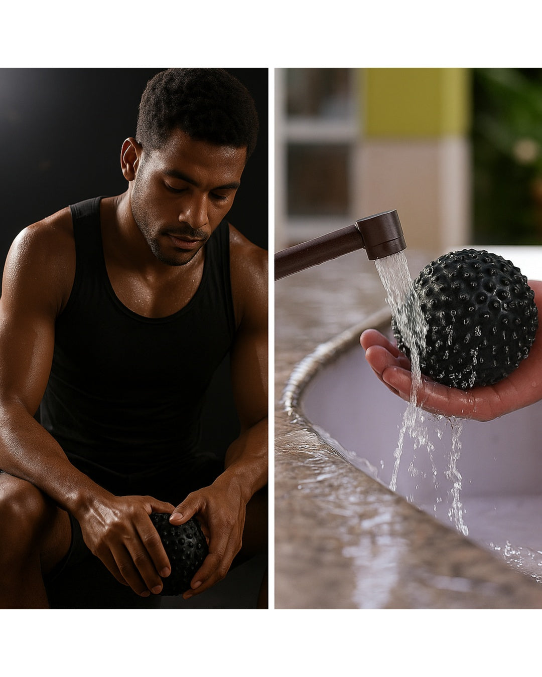 Balle de massage vibrante – 4 intensités & rechargeable
