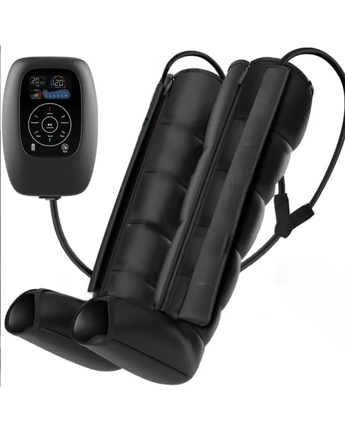 Bottes de compression d’air – 6 zones, rechargeables, sac à dos inclus