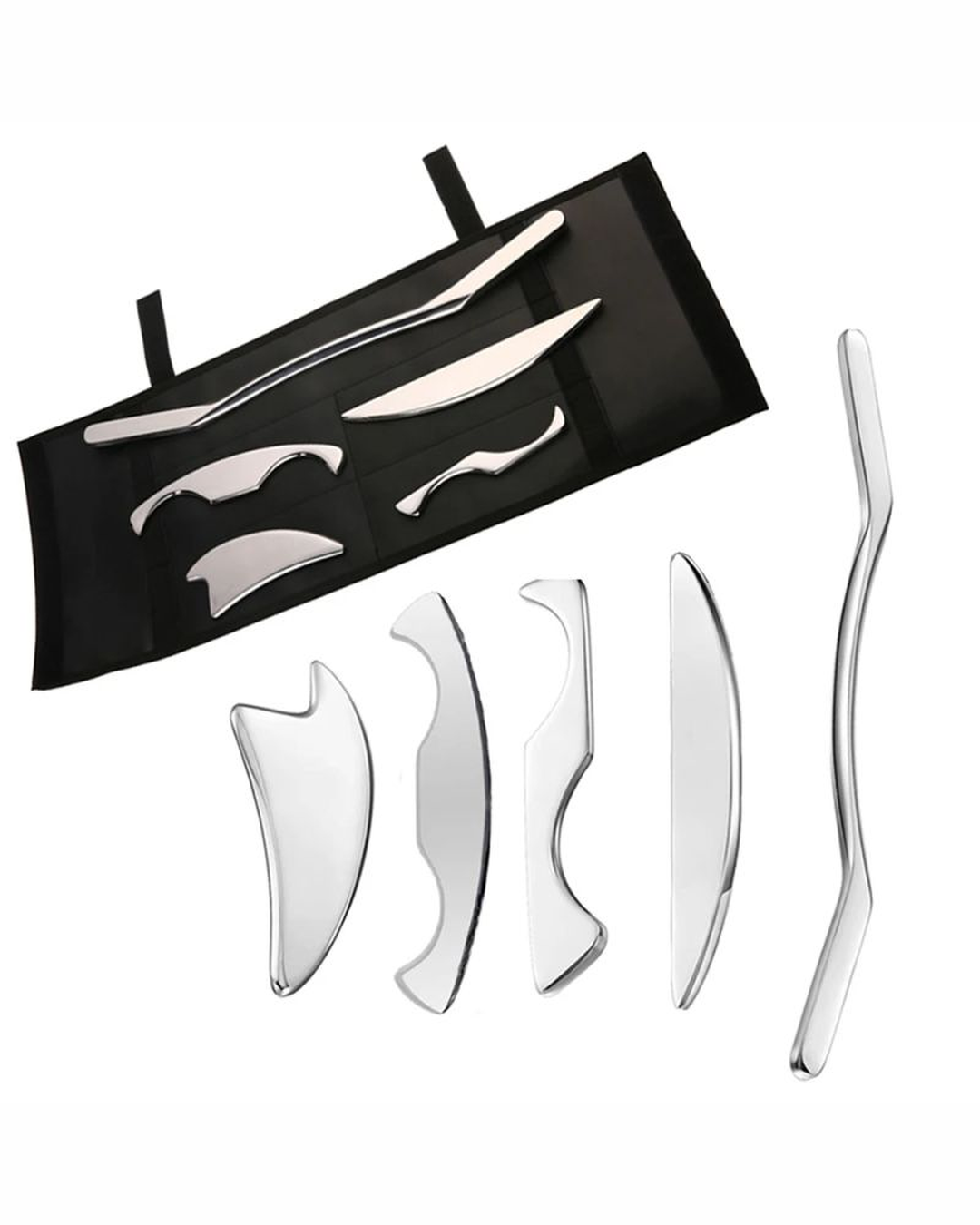 Outil de massage en acier inoxydable Gua shua Fascia